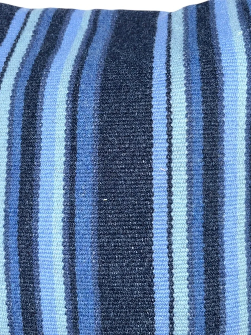 melin tregwynt WALES multi blue stripe two mini accent throw pillow covers